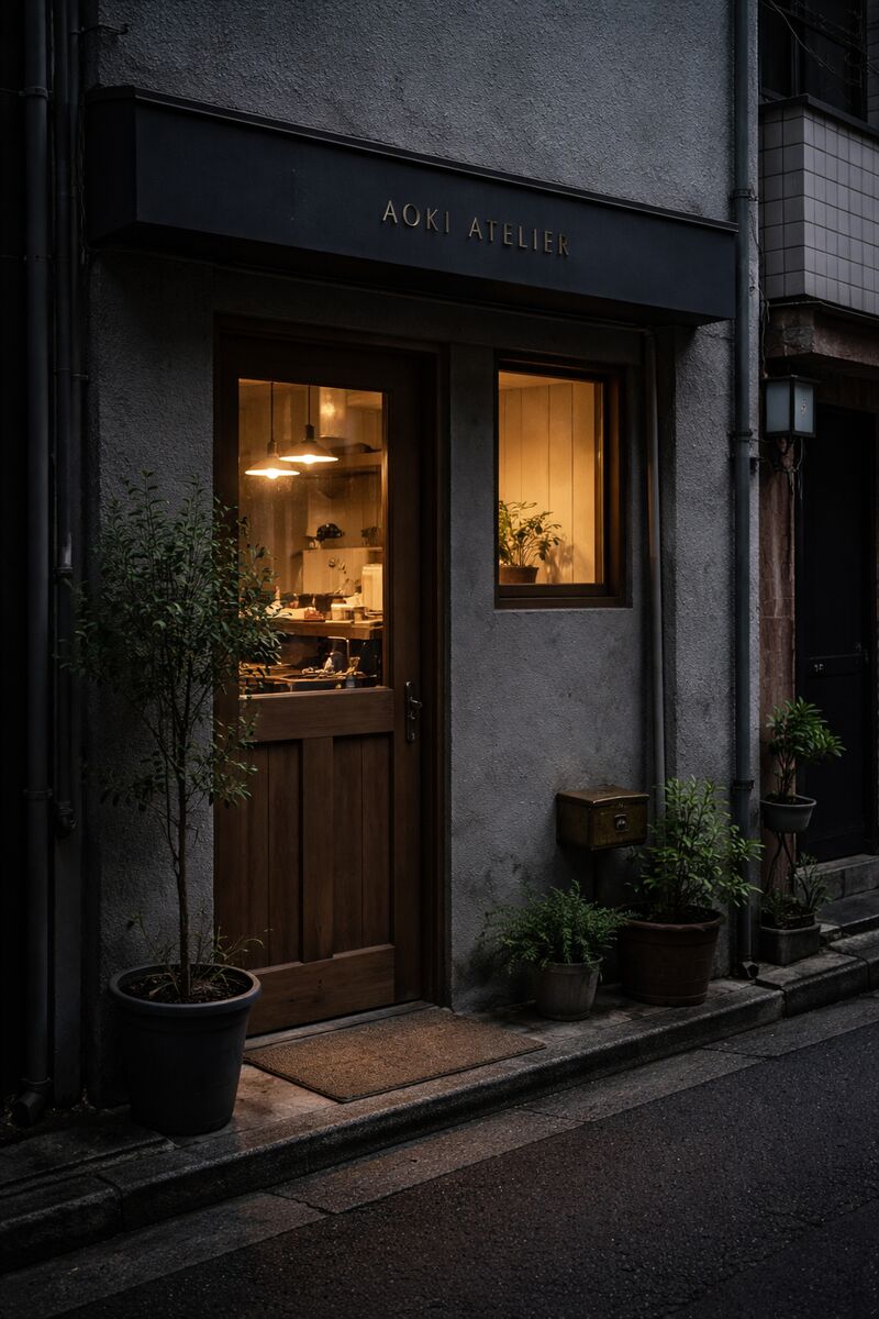 Aoki Atelier — 工房外観