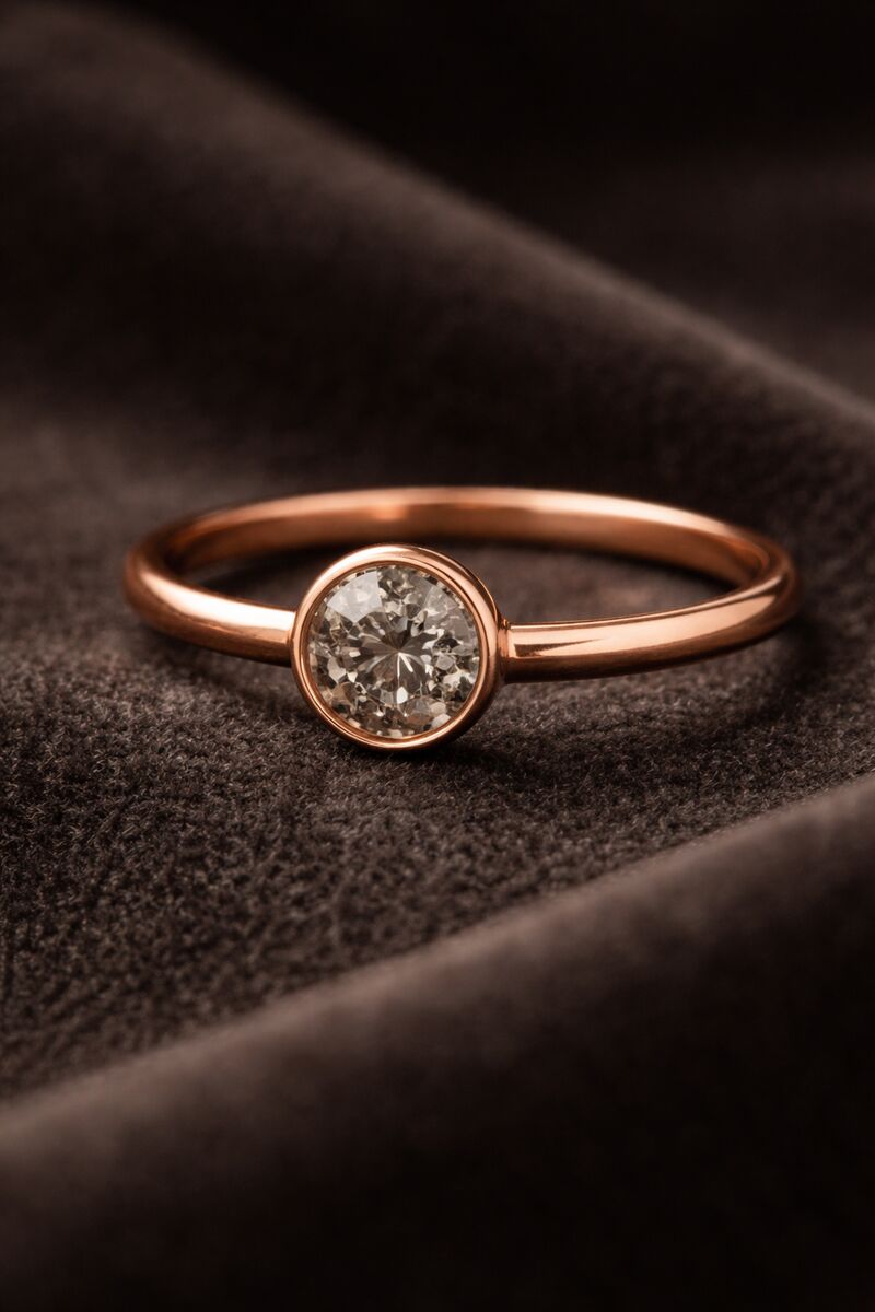 Engagement Ring — K18 + Diamond 0.3ct