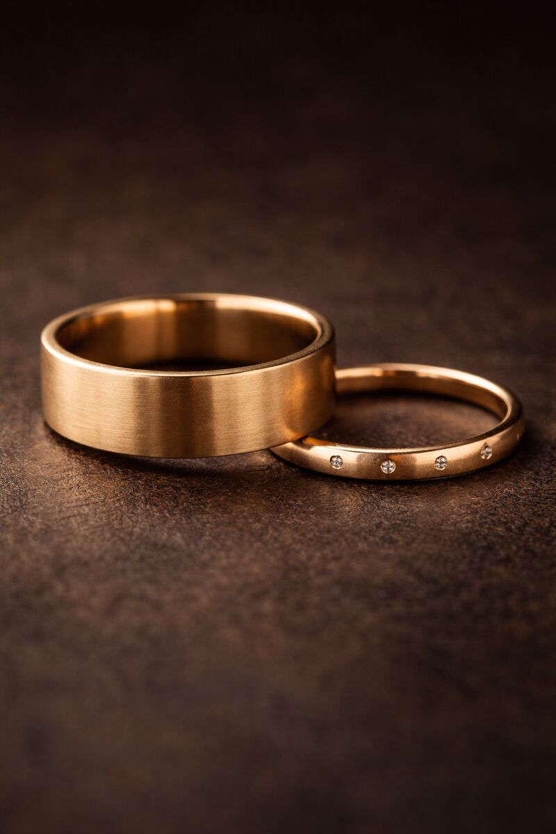 Anniversary Necklace — K18 + Sapphire