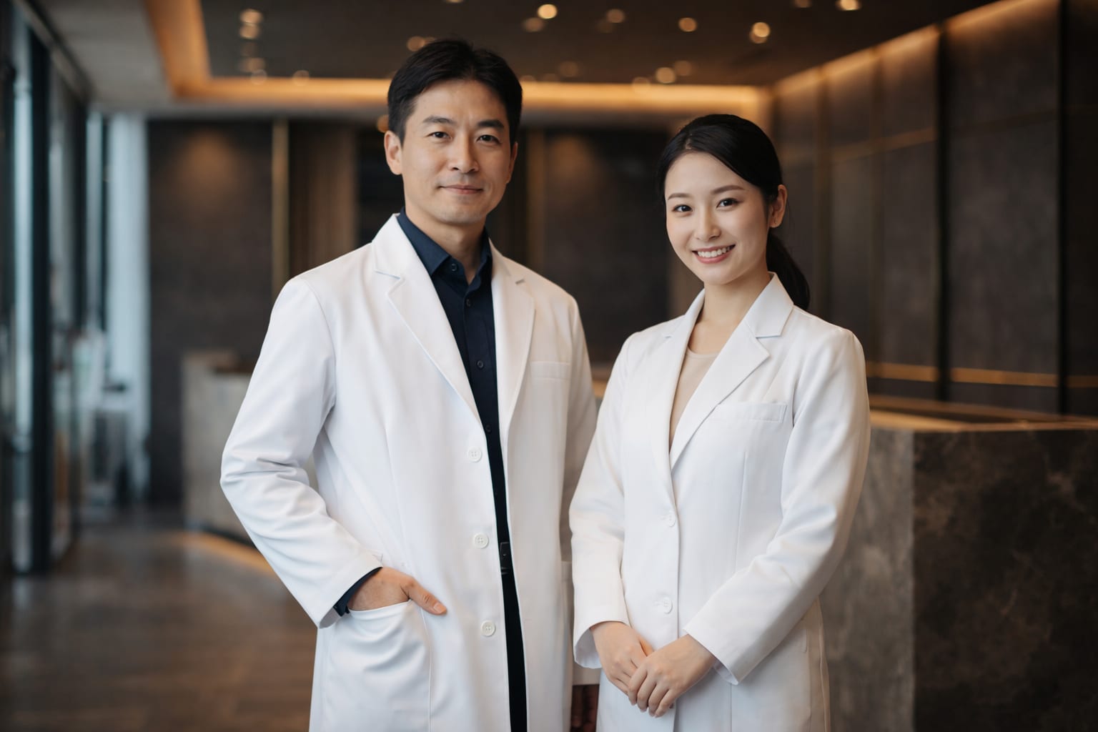 院長と副院長の集合写真