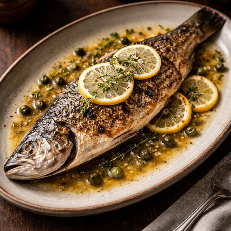 鮮魚のオーブン焼き
