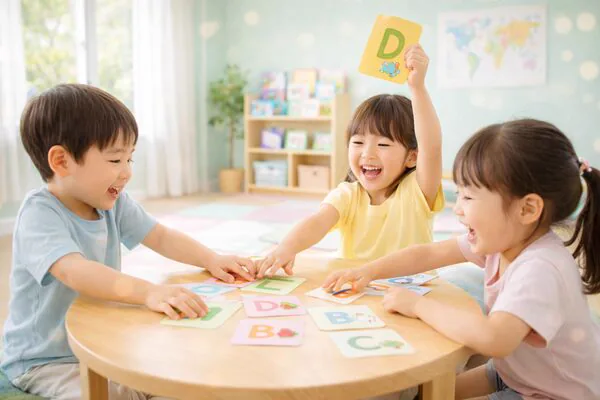 カードゲームで英単語を覚えるキッズクラス