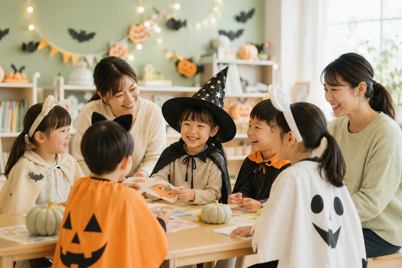 ハロウィンの仮装レッスン
