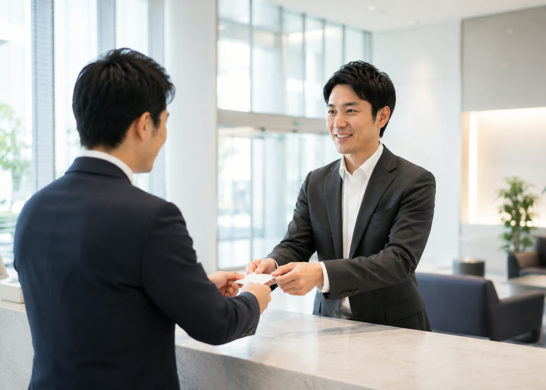 企業を訪問して提案する法人営業