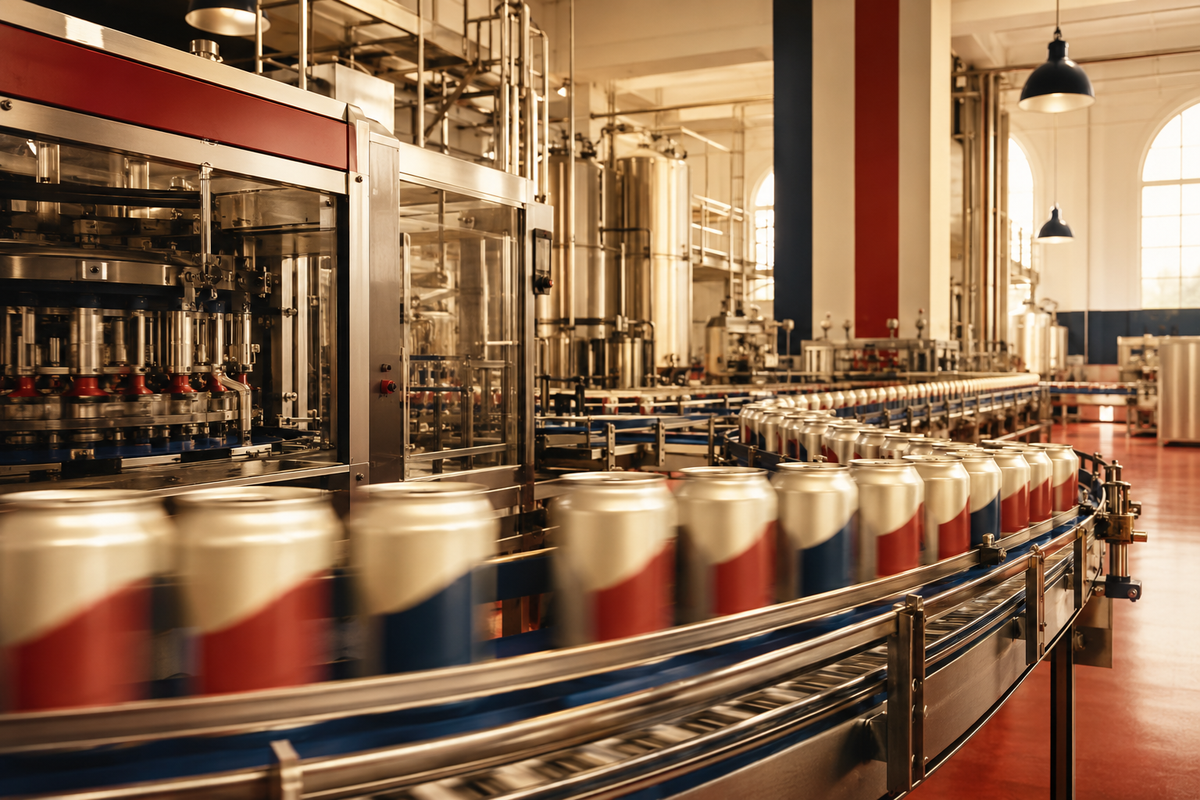 Regent Beverage bottling line